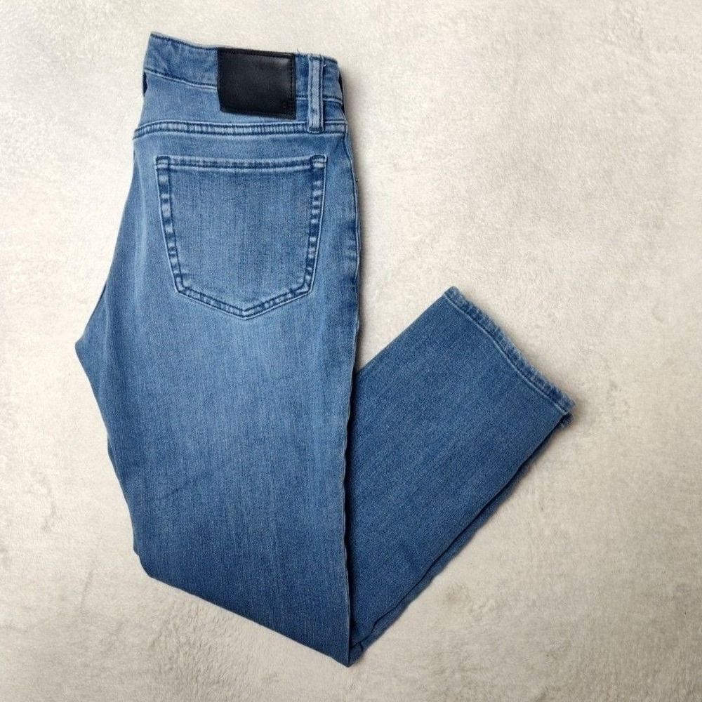 Bonobos Jeans Mens 31x27 Blue Tapered Slim Light Wash Stretch Denim‎ Pants Work